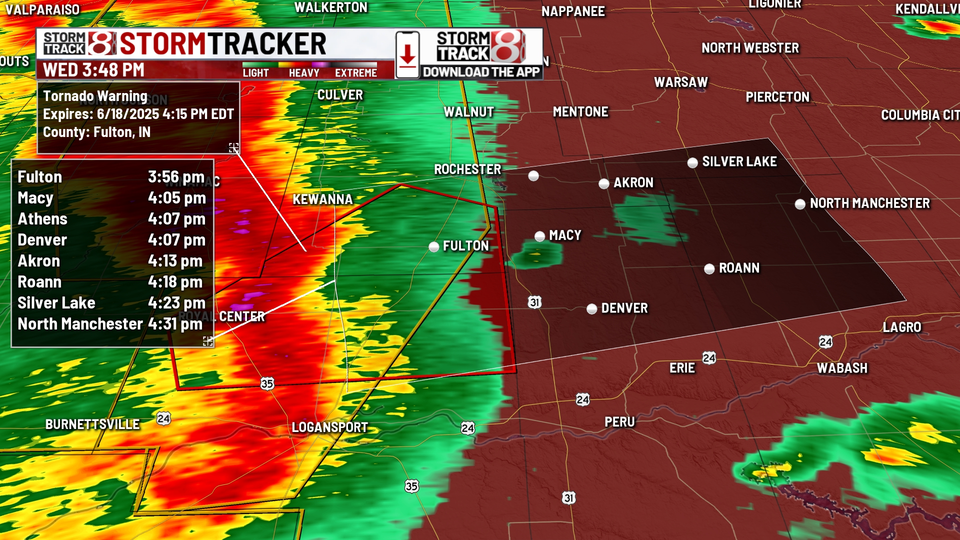 Meteorologist - 3:46 PM - NEW Tornado Warning for northern Cass ...