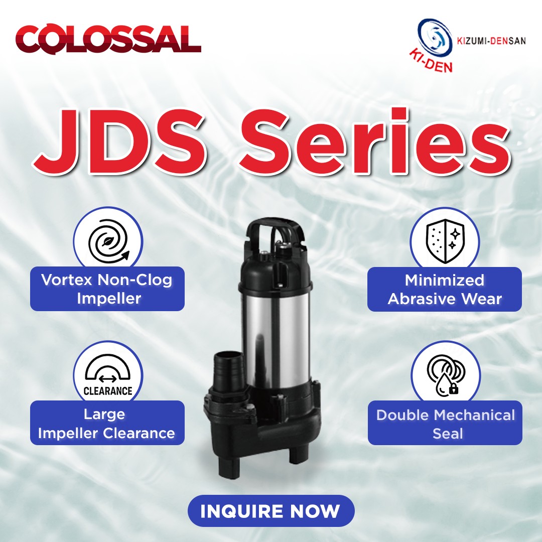 Colossal - Enhance your water systems with Kizumi Densan's JDS Series ...