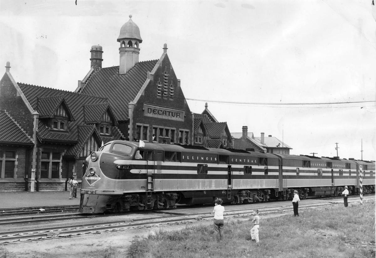 The famous Illinois Central... - Mid-Century Decatur