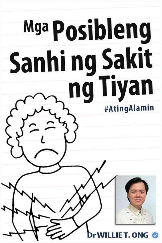 Doc Willie Ong - Mga Posibleng Sanhi ng Sakit ng Tiyan... | Facebook