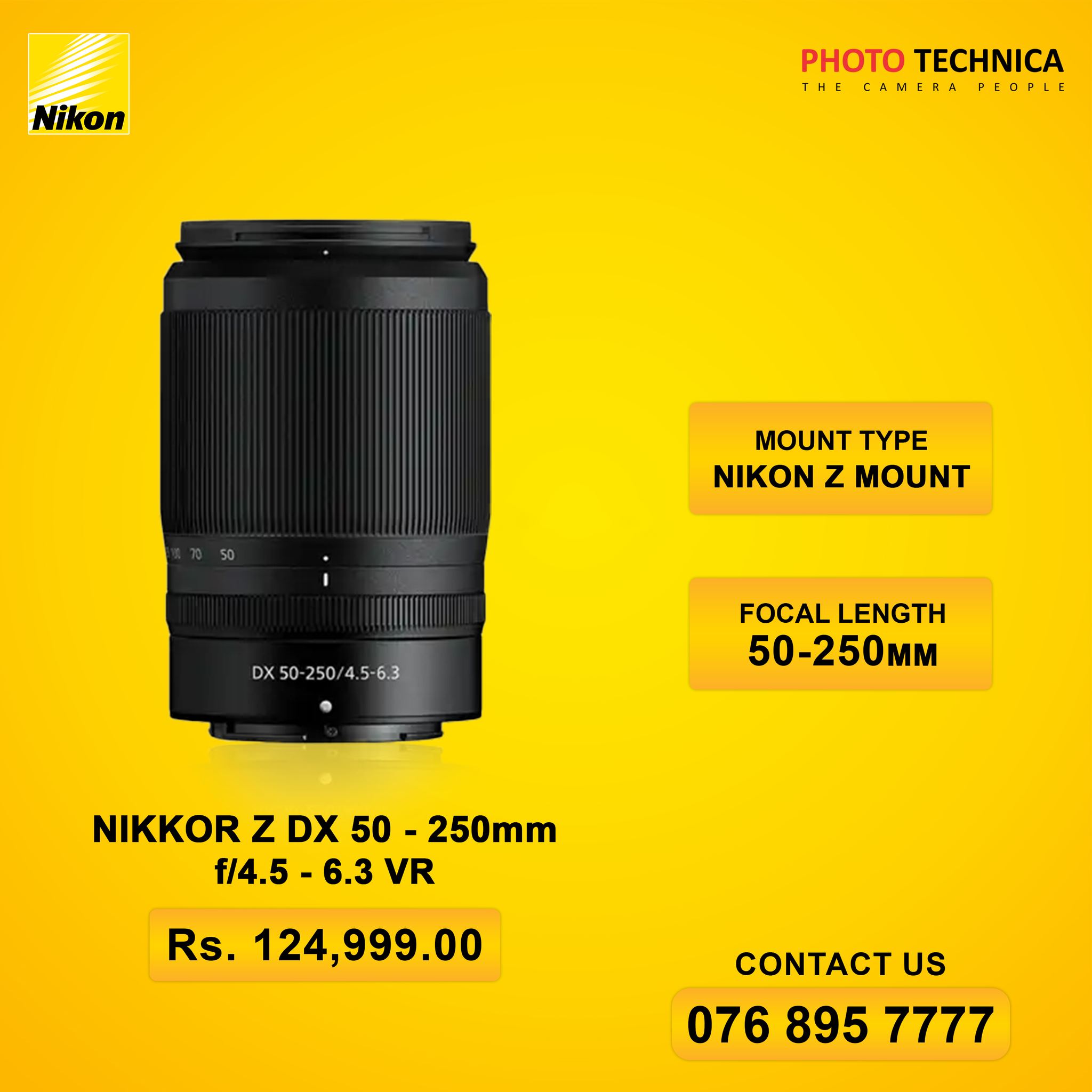 Zoom into every detail with the NIKKOR Z DX 50-250mm f/4.5-6.3 VR 