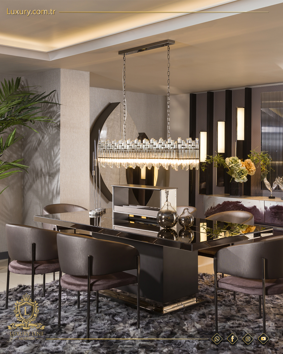 Berlin Modern Dining Room 📍Adres : Masko Mobilya Kenti 11 A