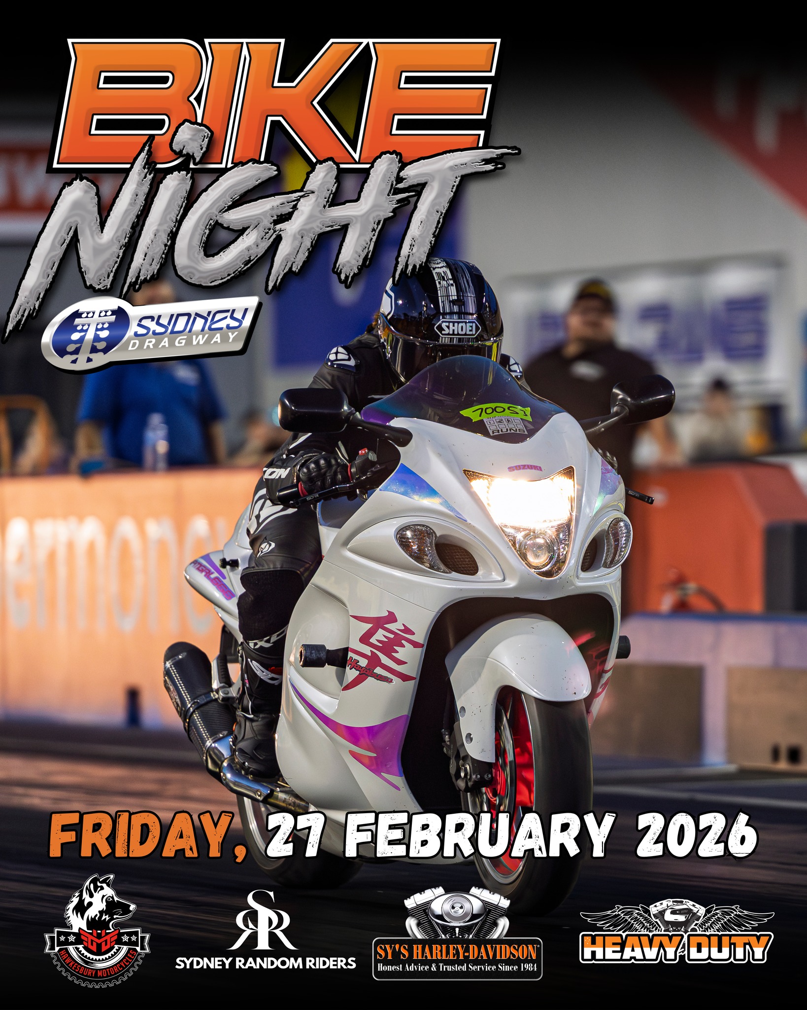 Sydney - The First Bike Night of 2026 is almost here! Friday, 27 ...