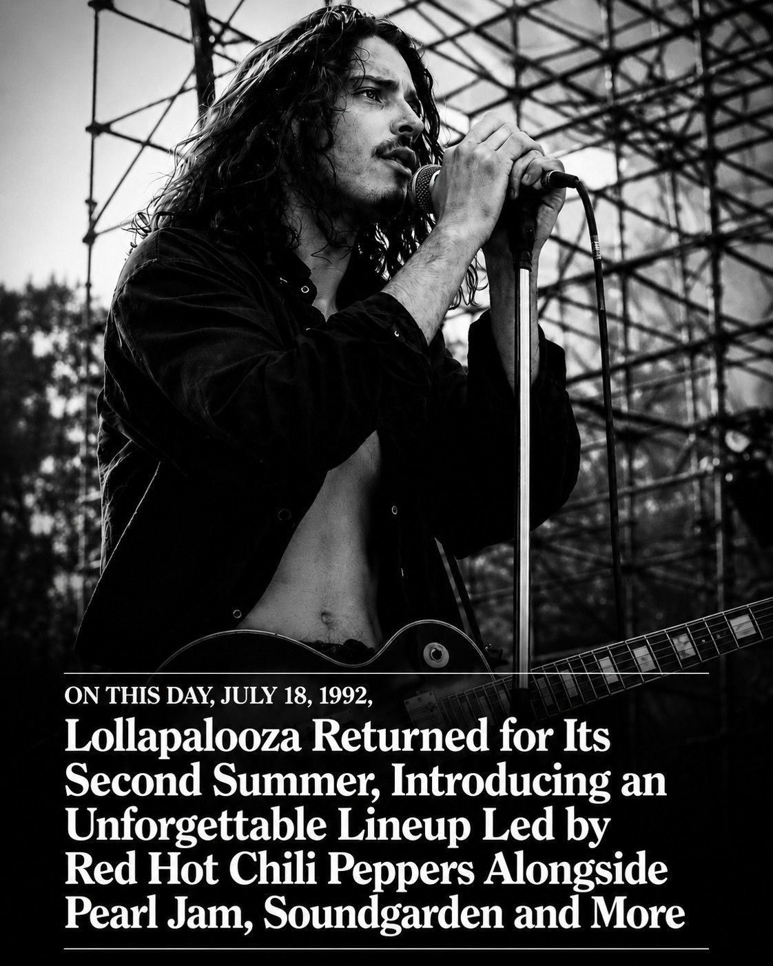 Lollapalooza 1991 lineup at Shoreline Amphitheatre