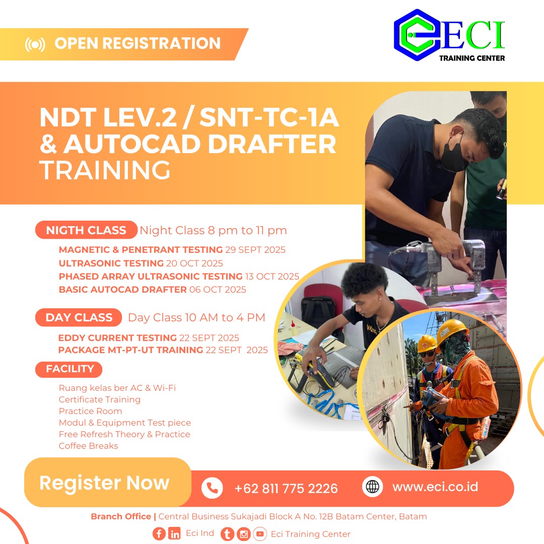 ECI - ECI Training Center NDT & Autocad Course Open Registration ...