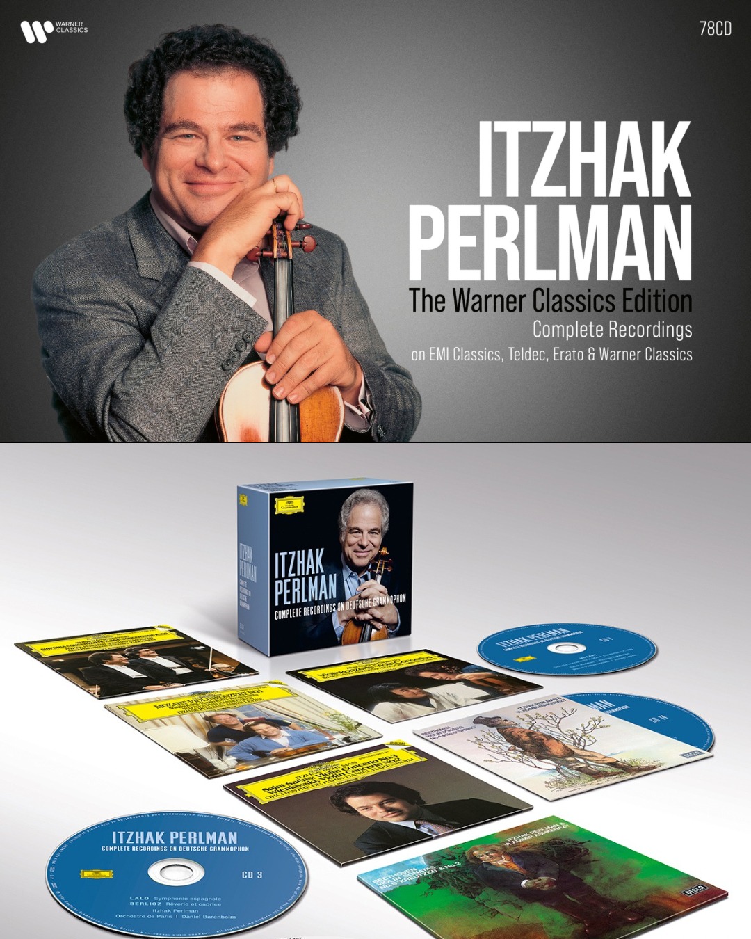 Itzhak Perlman's Complete Works Box Set from Warner Classics is