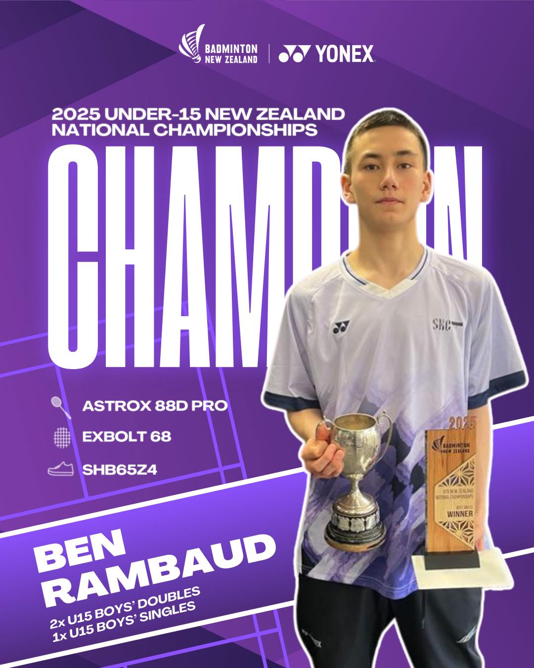 Congratulations to... - Yonex Badminton Australia/New Zealand | Facebook