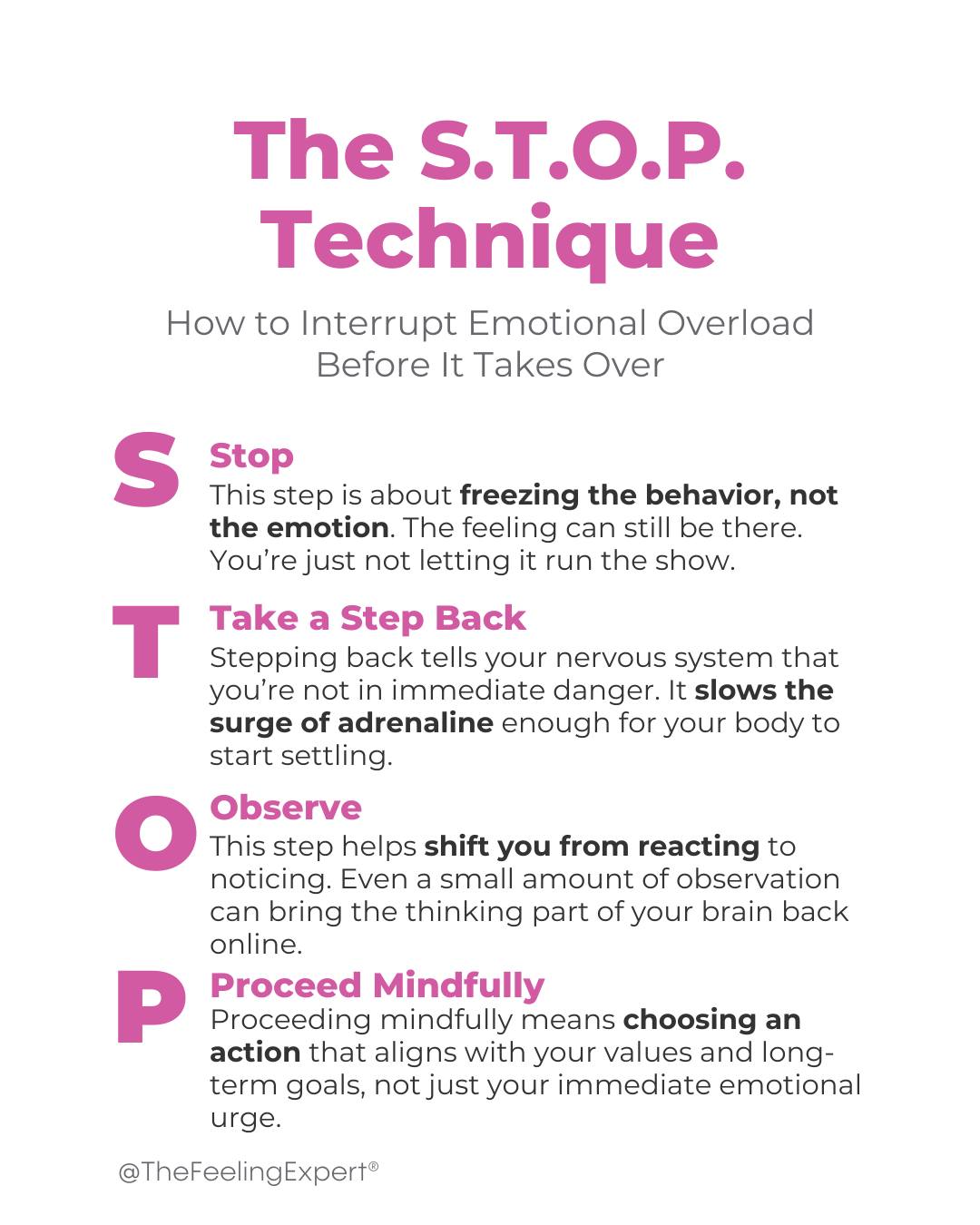 The Feeling - Why STOP Works When Emotions Are Intense From a nervous ...
