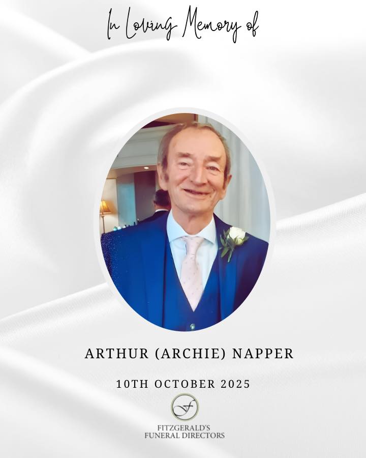 The death has occurred of... - Fitzgerald's Funeral Directors | Facebook