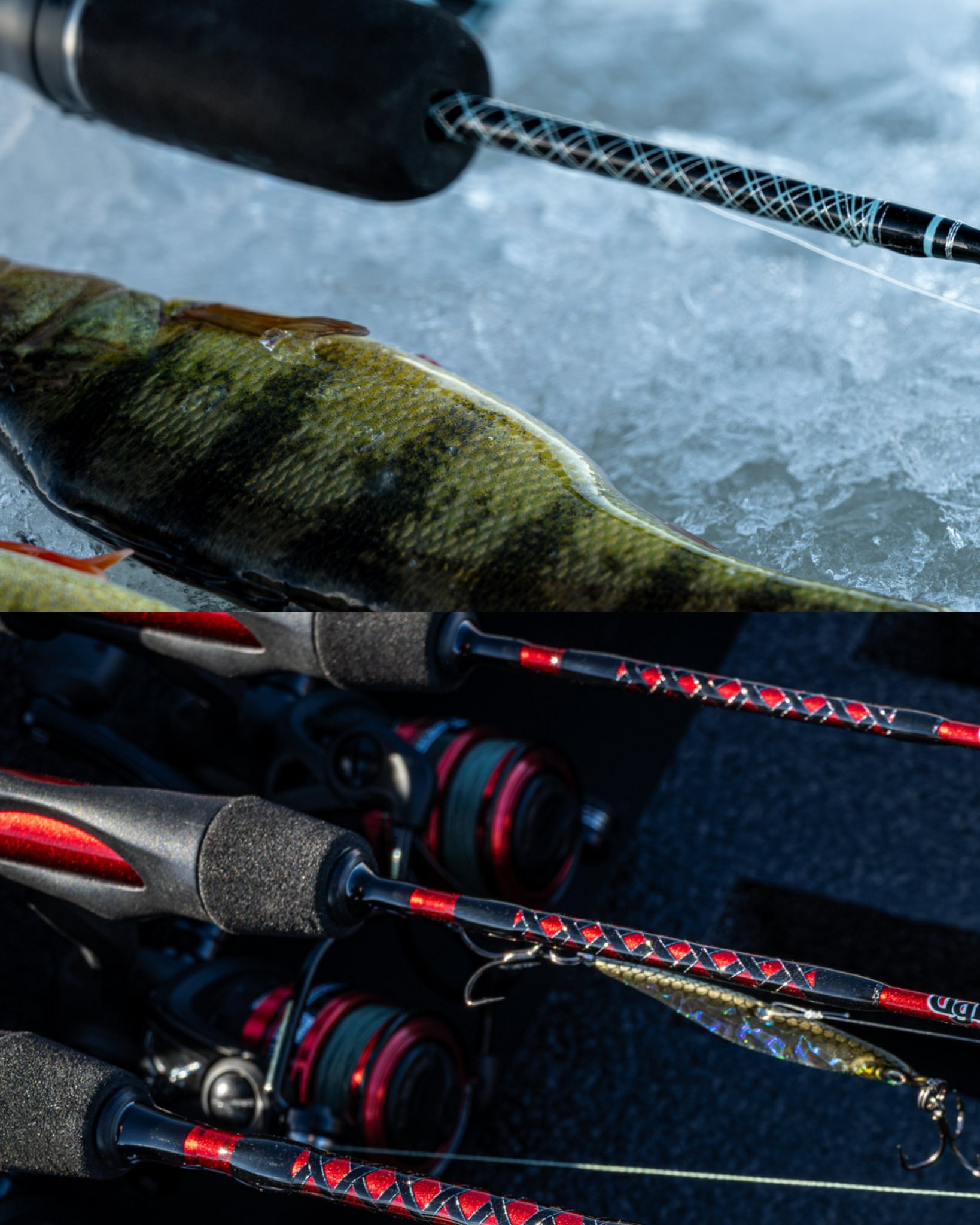 ice fishing rods ugly stik Elite Spinning Combo 27