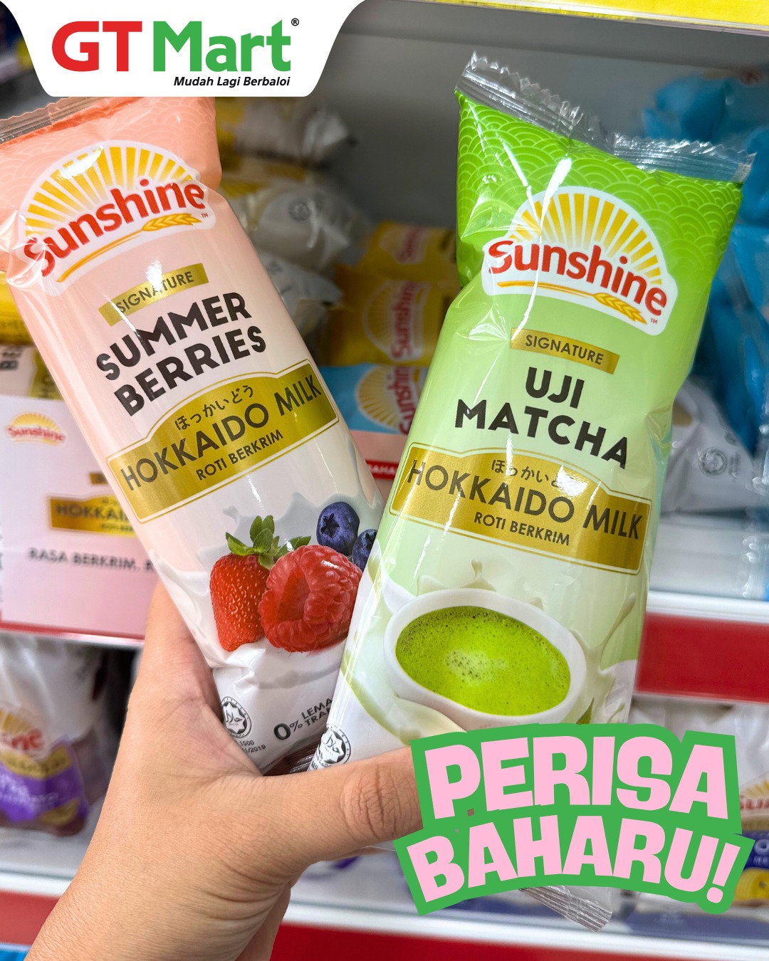 GT - 💚🩷PERISA BAHARU ALERT!💚🩷 Roti berkrim Sunshine kini hadir dengan ...