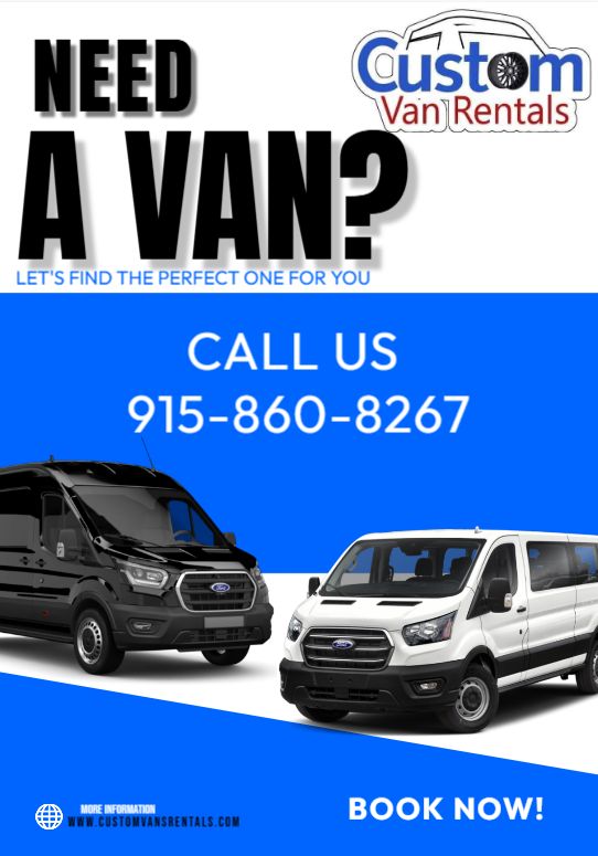 Custom Vans Rentals | El Paso TX