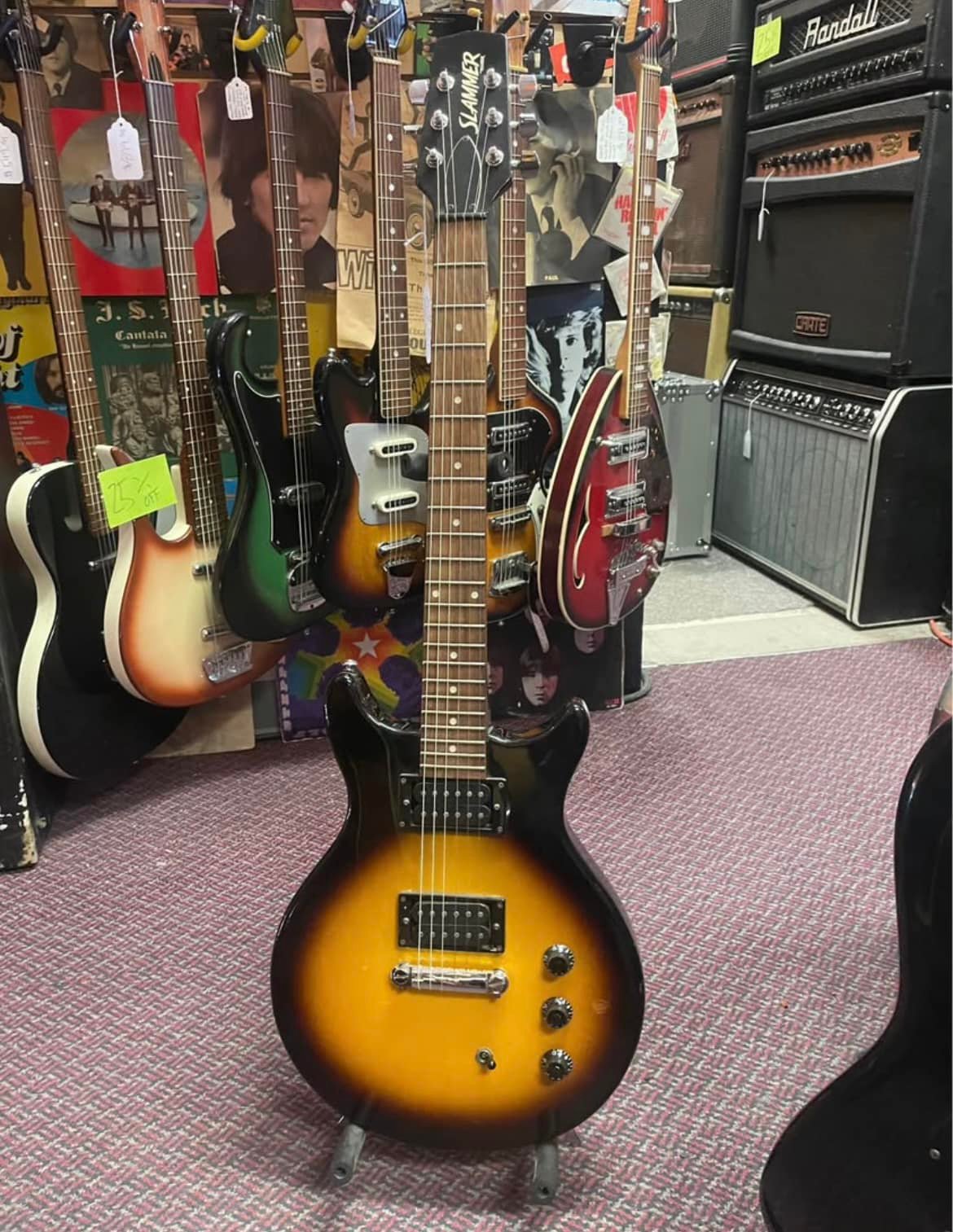 1990s Slammer by Hamer SPI/2T Double cut electric and a very under