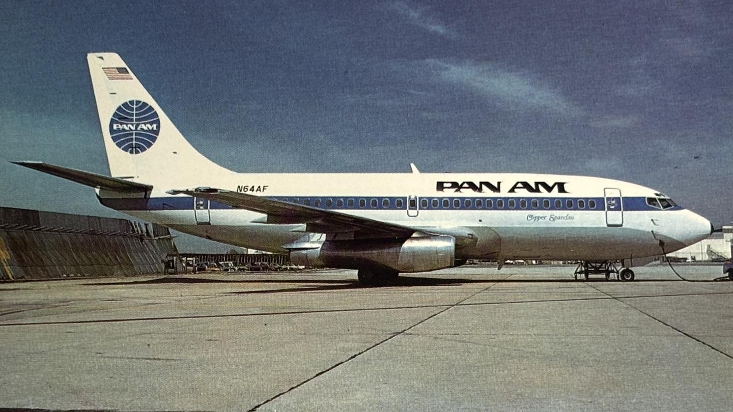 美術品・アンティーク・コレクション PAN AM 飛行機と地球オブジェ 1962年