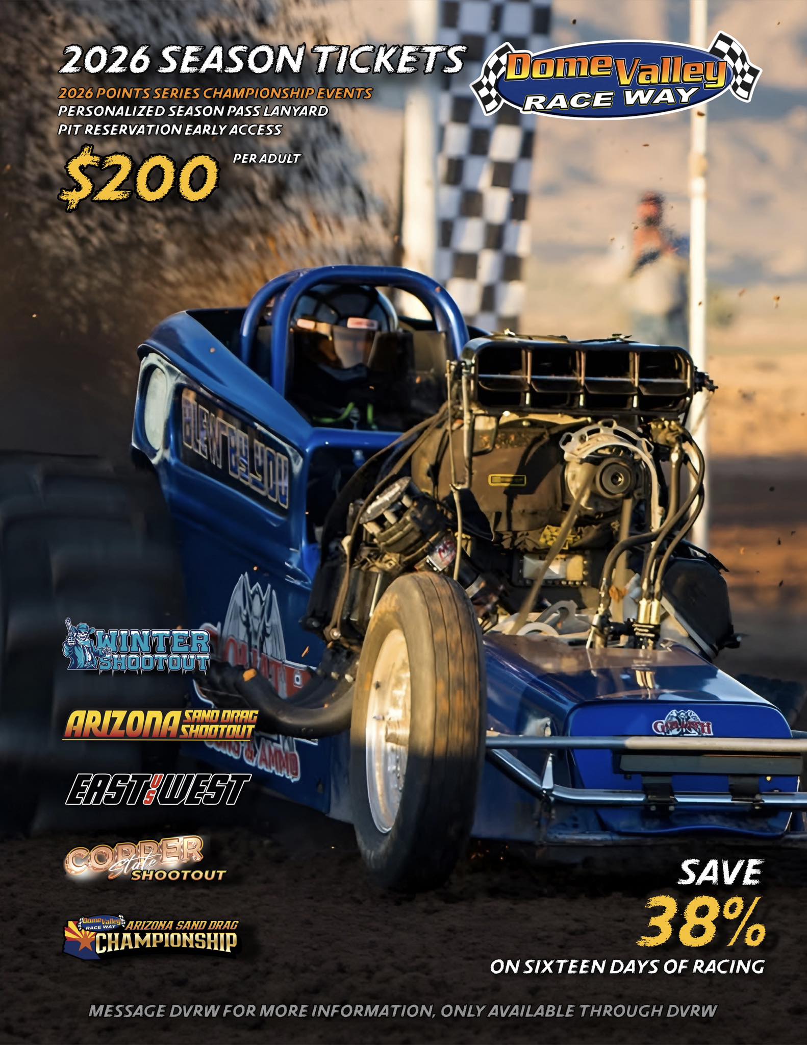 DOME VALLEY RACEWAY - The 🌵Arizona Sand Drag Shootout is returning to ...