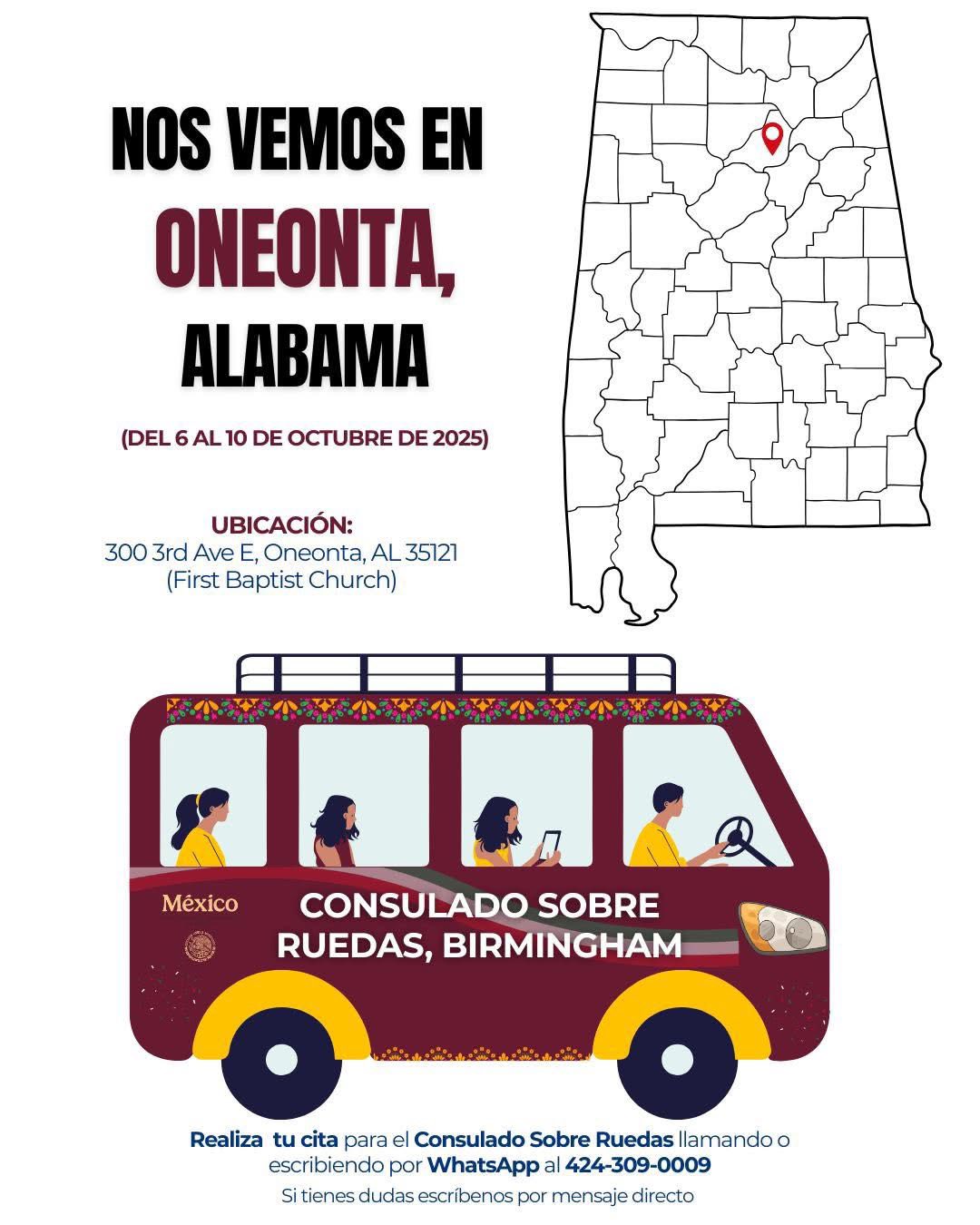 🟦🟥 CONSULADO DE MÉXICO LLEGA A... - LIDER News Alabama | Facebook