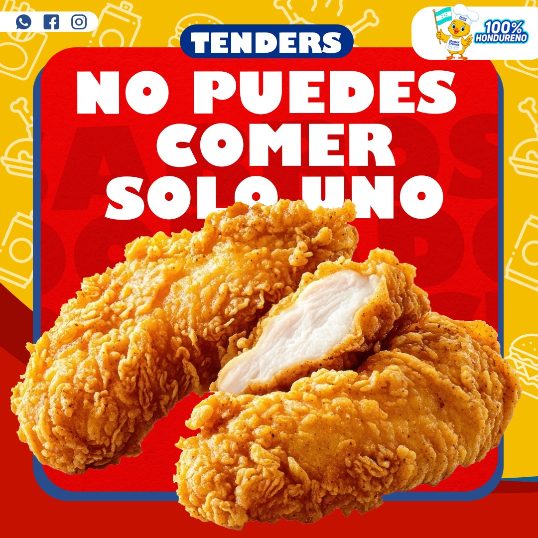 🔥🍗 Con los tenders de Master Crunch…... - Pollo Master Crunch | Facebook