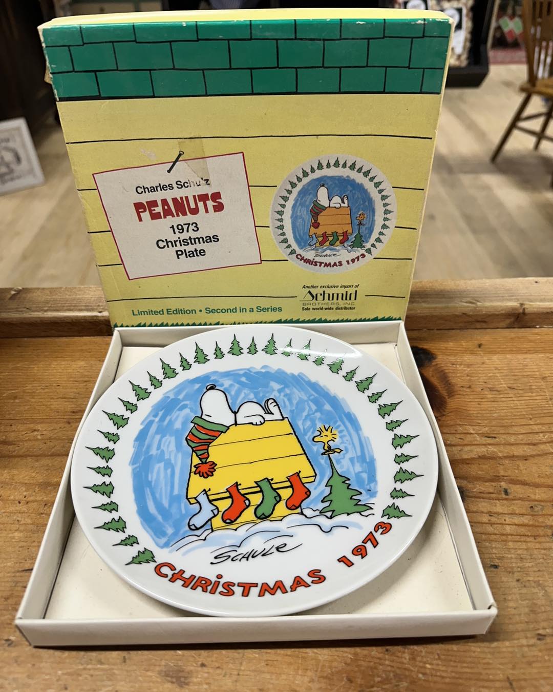 How cute are these??? Check out these Peanuts Christmas plates