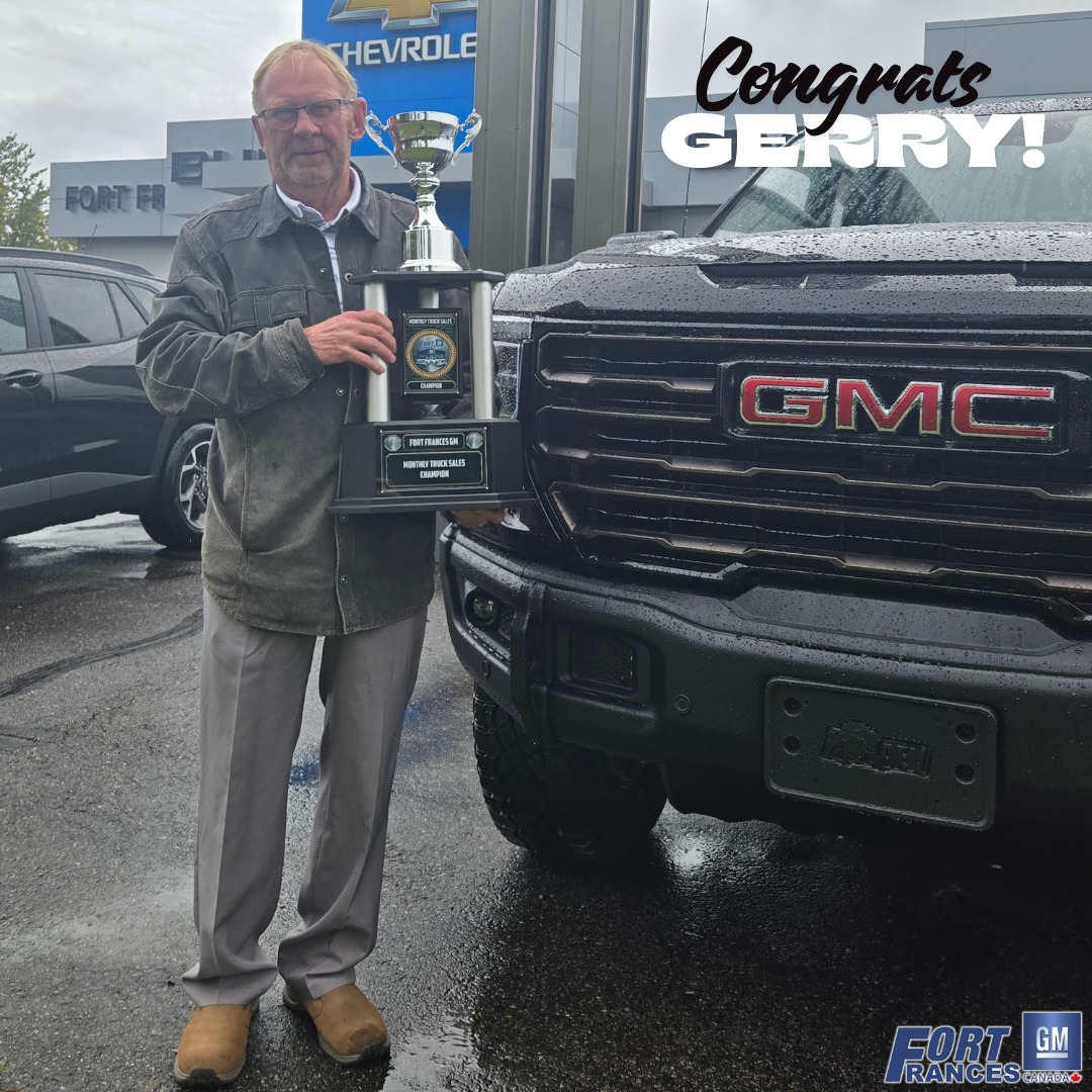 Fort Frances GM - 🏆 Big Congratulations to Gerry! 🏆 A... | Facebook