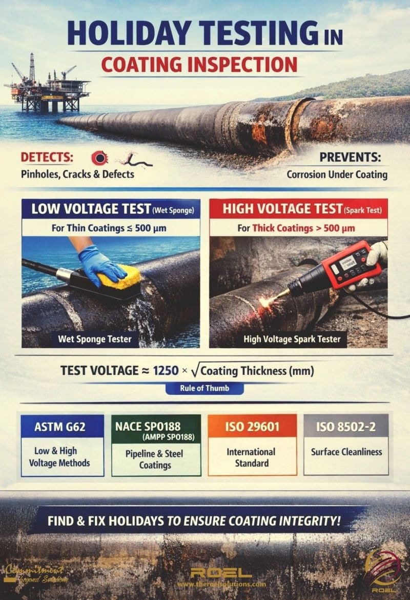 🔍 #HolidayTesting in Coating... - Welding Fabrication World | Facebook