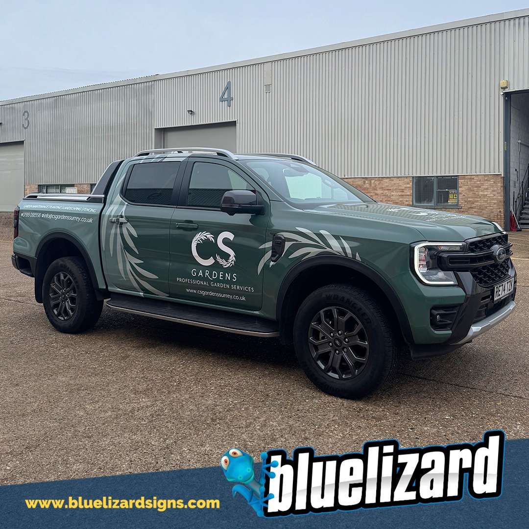 Blue - The CS Gardens livery looking awesome on their new Ford Ranger ...