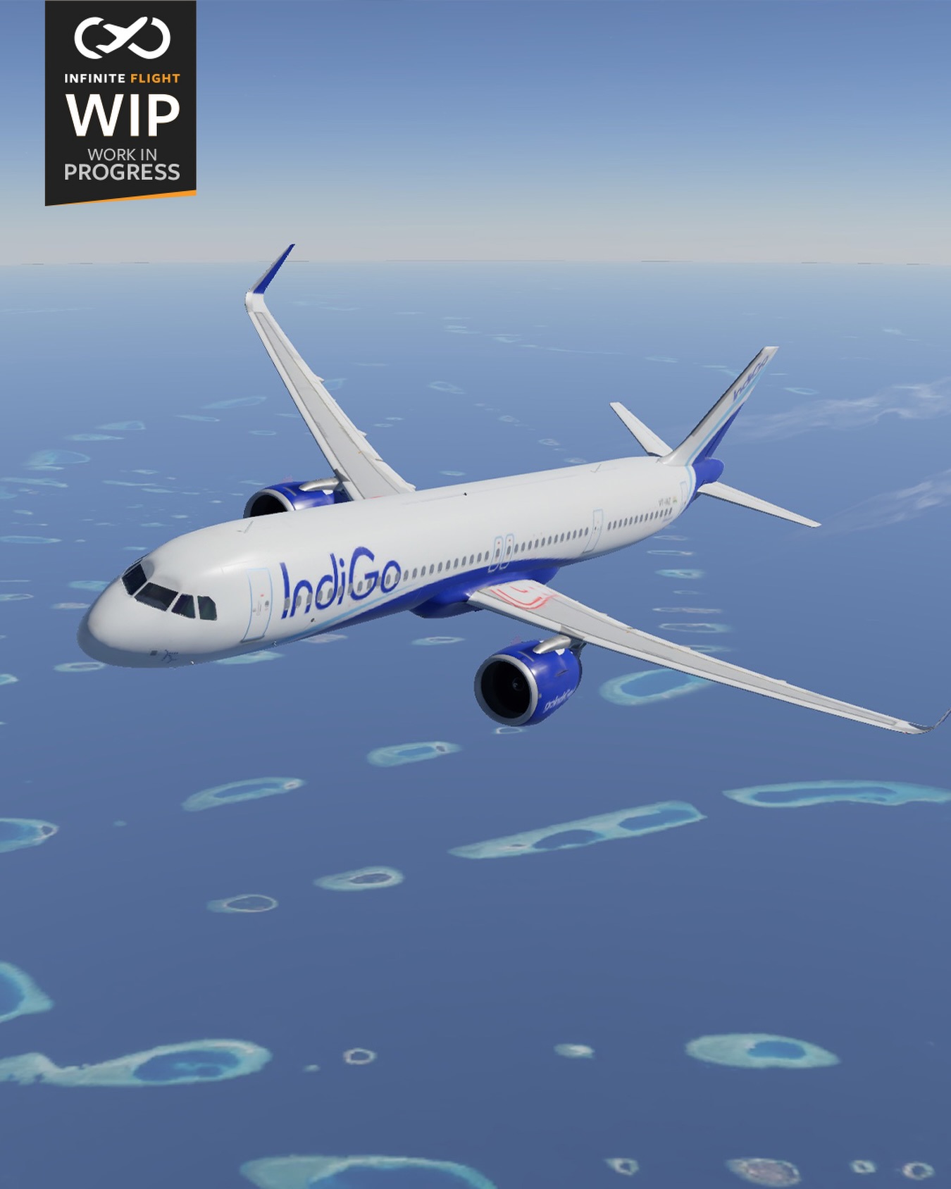 Say hello to the IndiGo A321neo! 🤩 #workinprogress