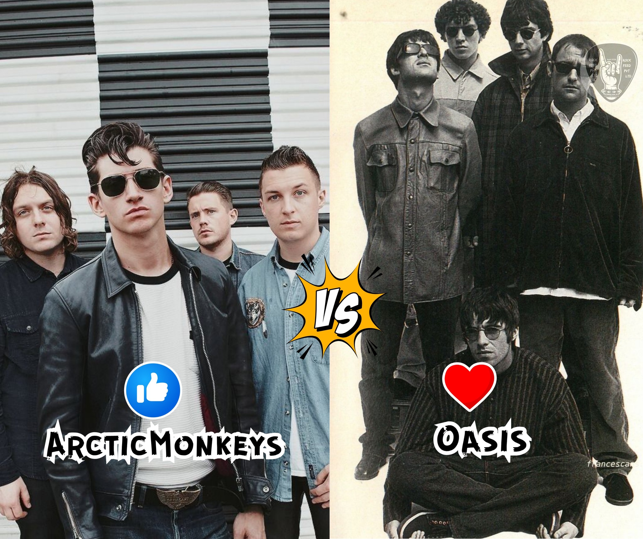 Is it just me or do Oasis make Arctic Monkeys sound like an Ice