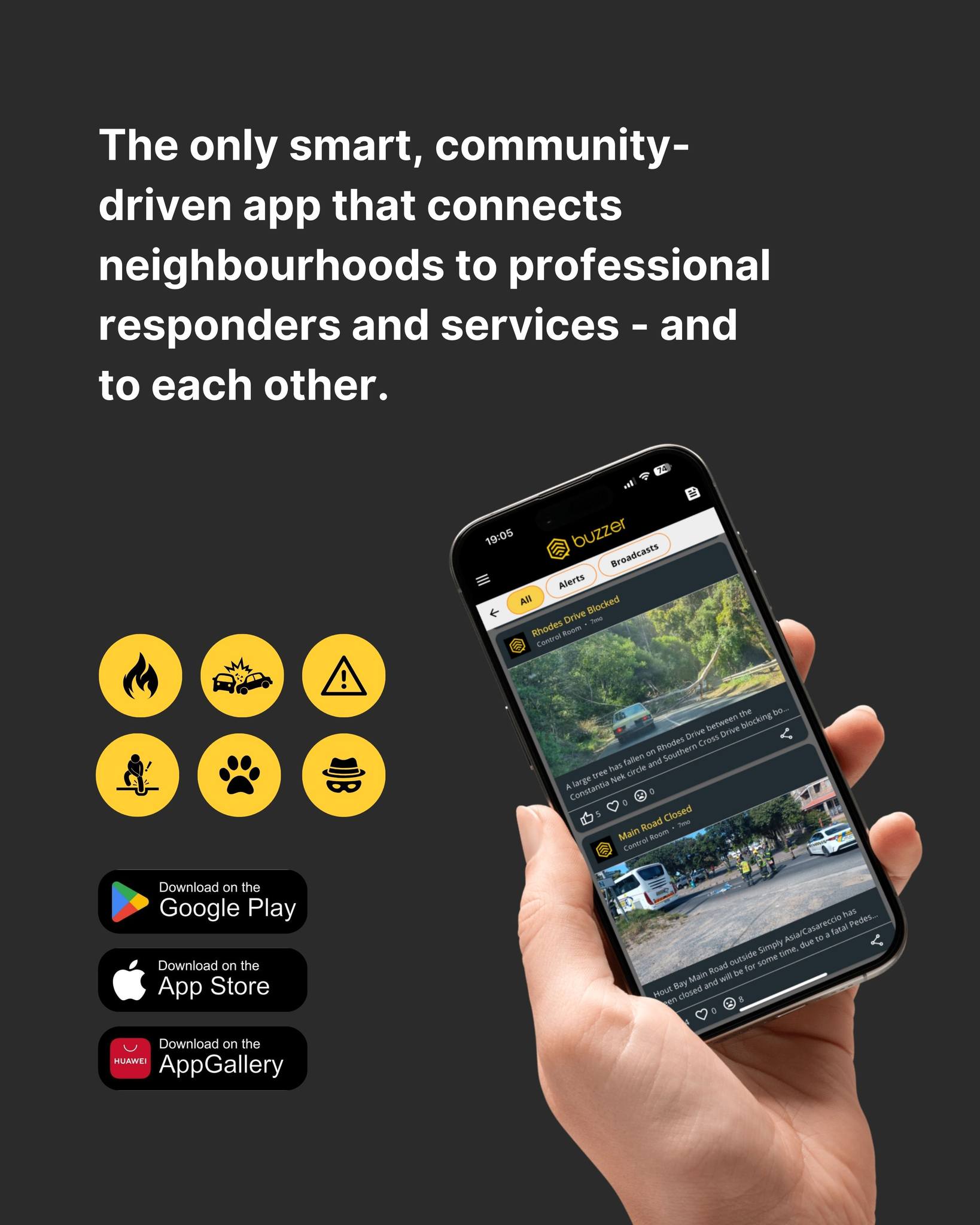 Buzzer - A neighbourhood that listens is a neighbourhood that protects ...