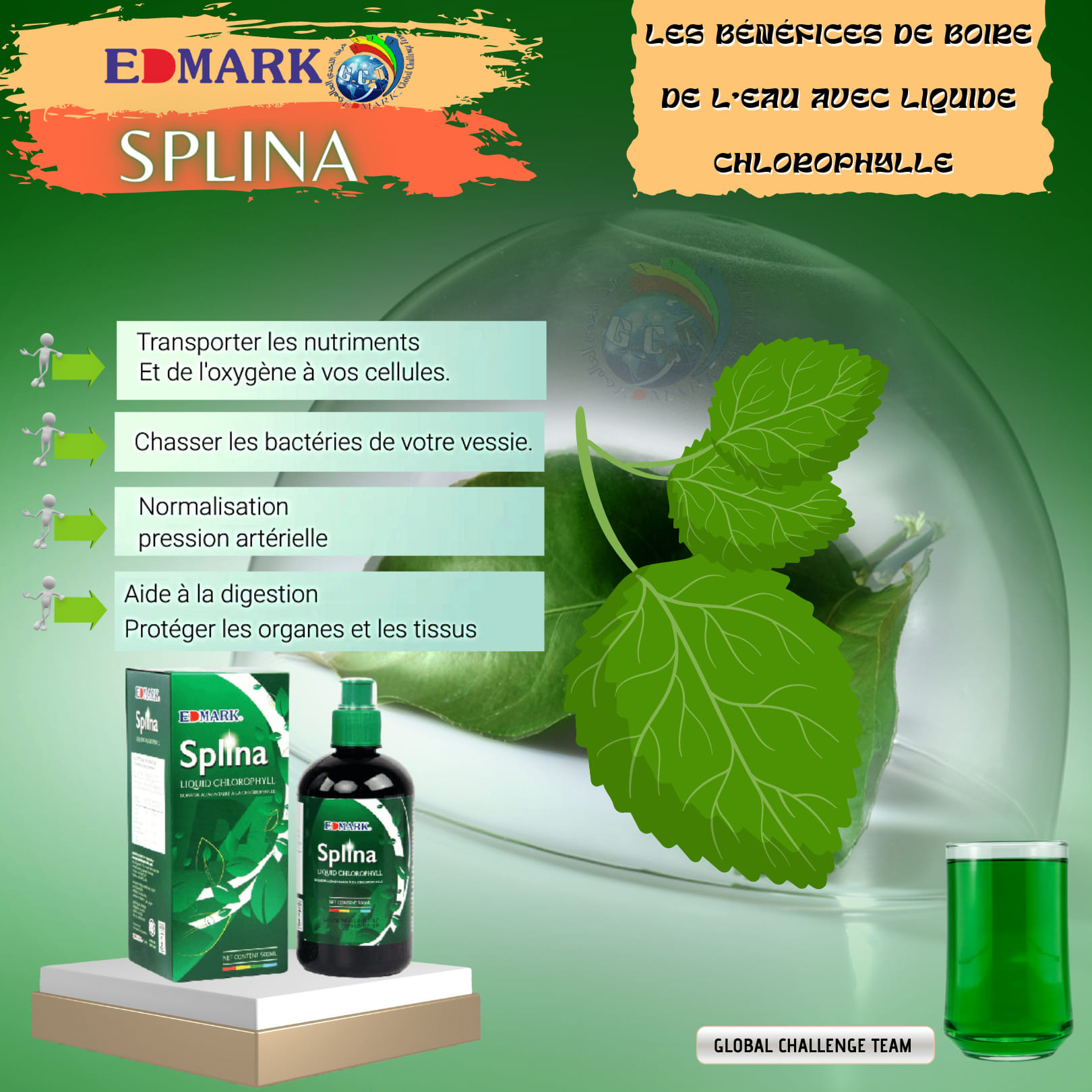 🔲 Splina liquid chlorophylle... - Edmark tunisie إدمارك تونس | Facebook
