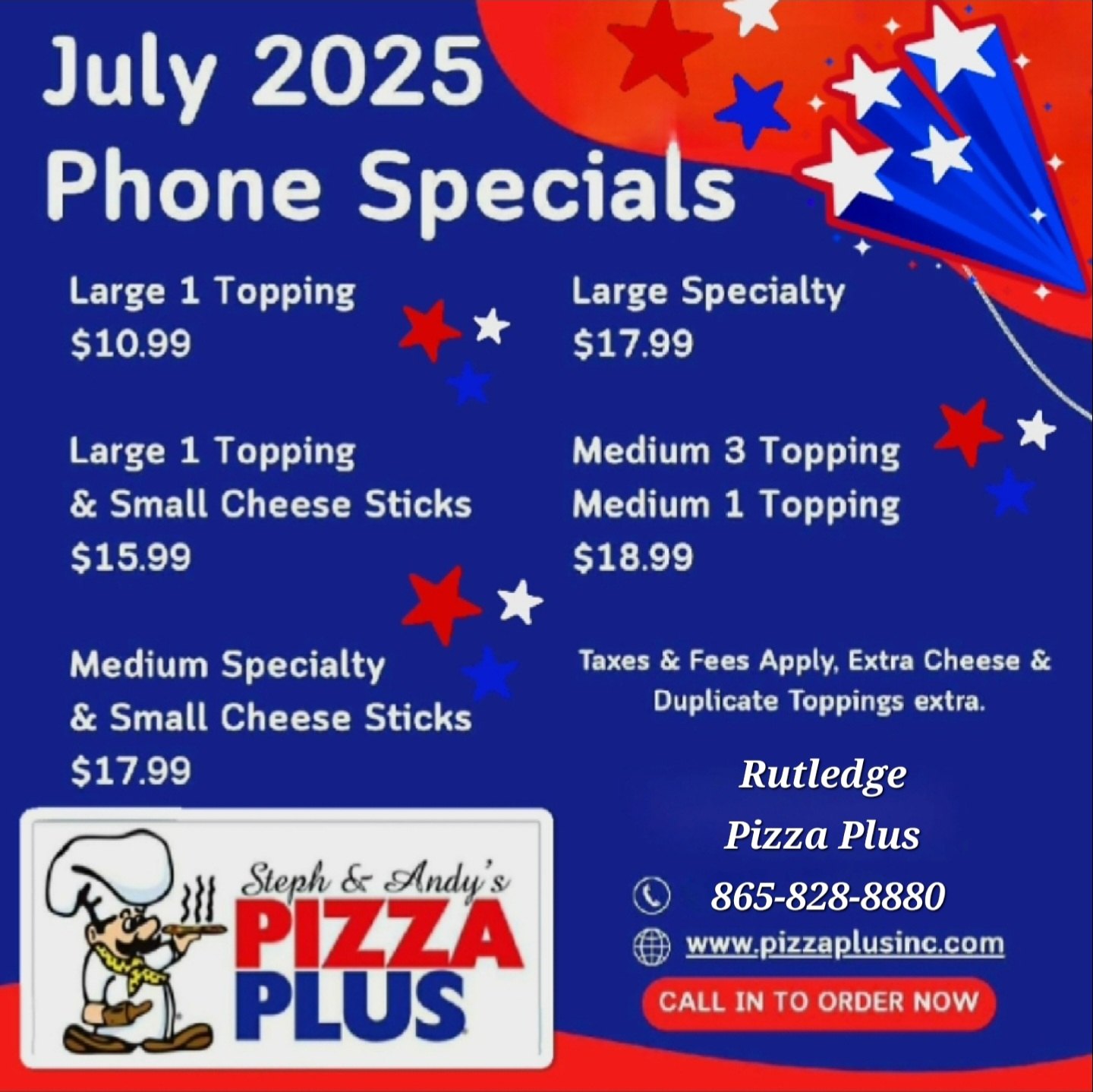 Rutledge Pizza Plus | Rutledge TN
