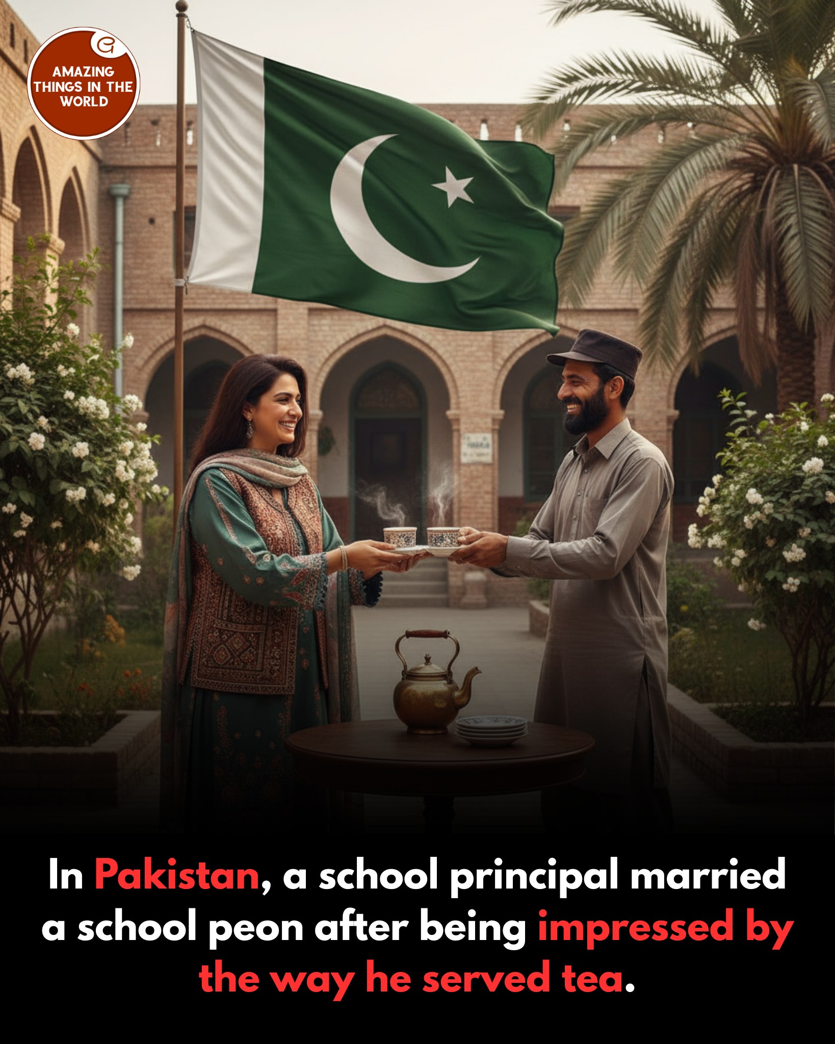 Amazing - In Pakistan, Farzana, the principal of a secondary school ...