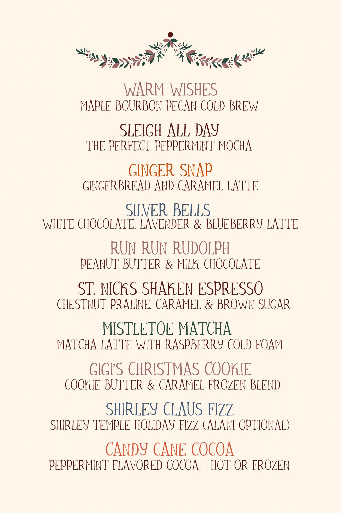 Wild - have a merry little everything our holiday menu is here and it’s ...