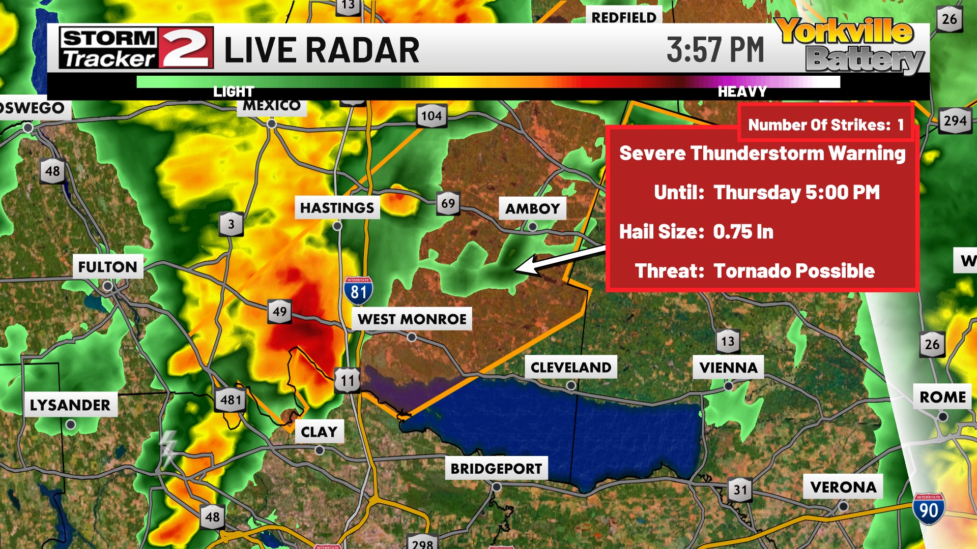 WKTV - A strong storm is expected to move into northwestern Oneida ...