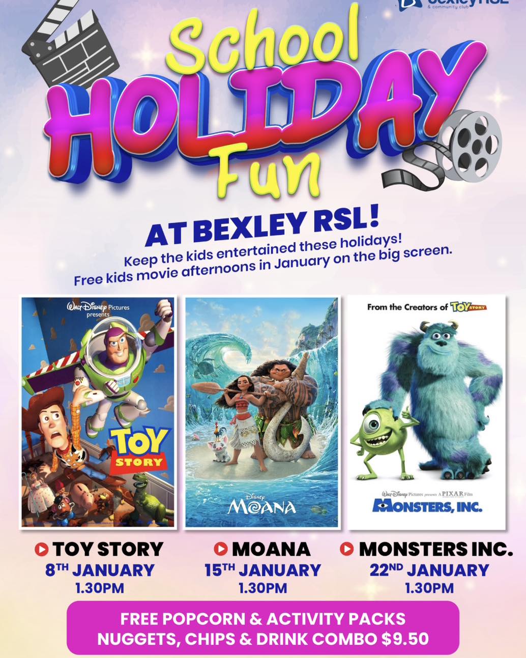 Bexley RSL - School holidays just got a whole lot easier!... | Facebook
