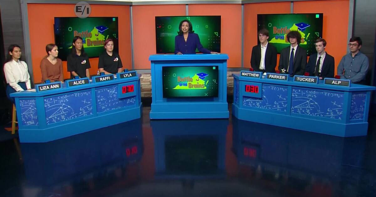 WTVR - 🎓 Catch a replay of Battle of the Brains: Charlottesville High ...