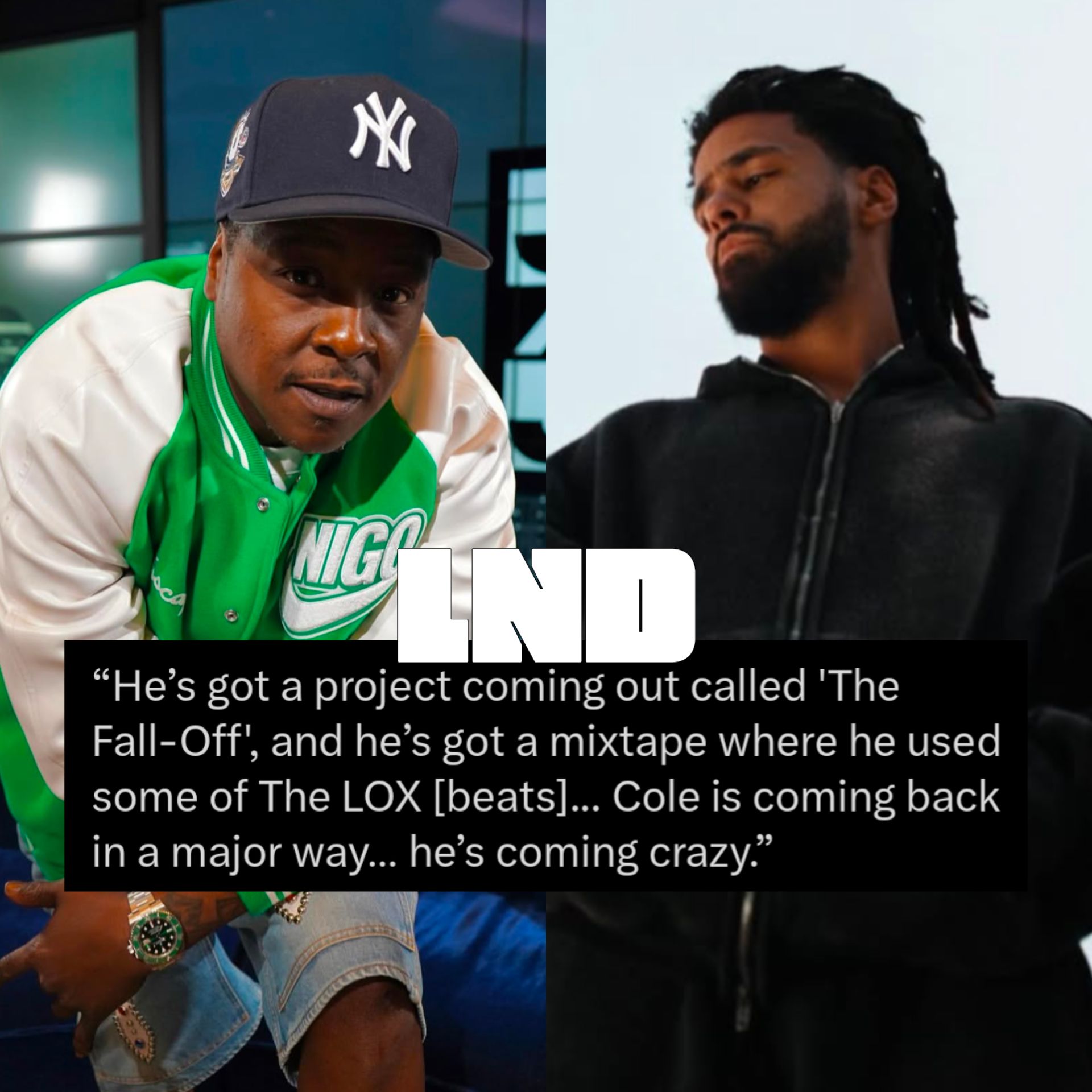 Live - Jadakiss Says he's heard J. Cole's new music and Claims both ...