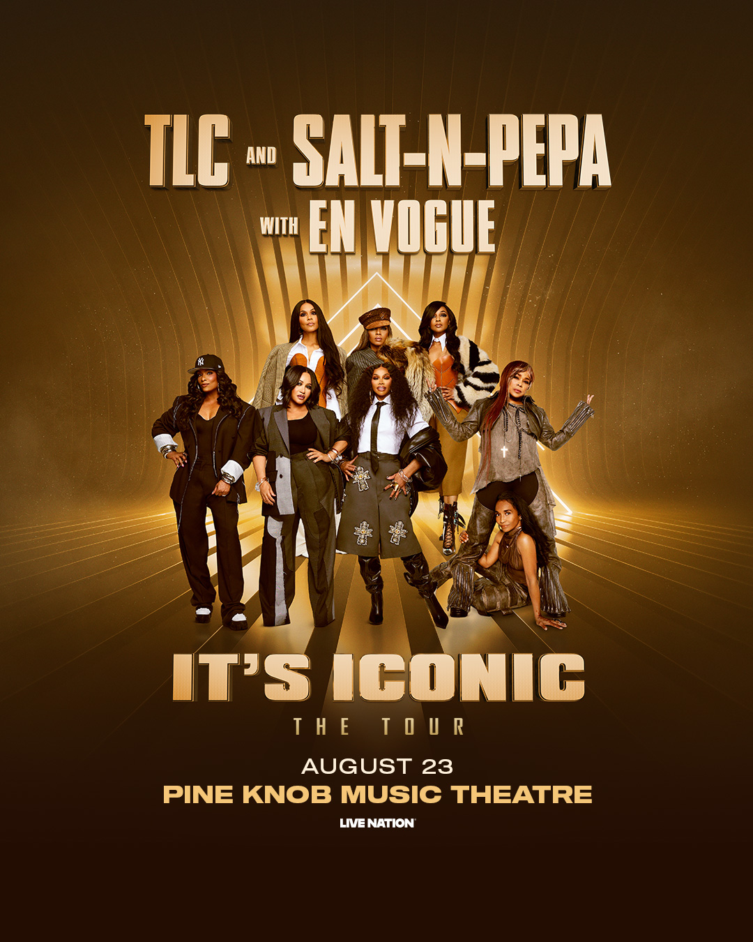 Tickets on sale now! ❤️ TLC & Salt N Pepa with En Vogue - IT'S