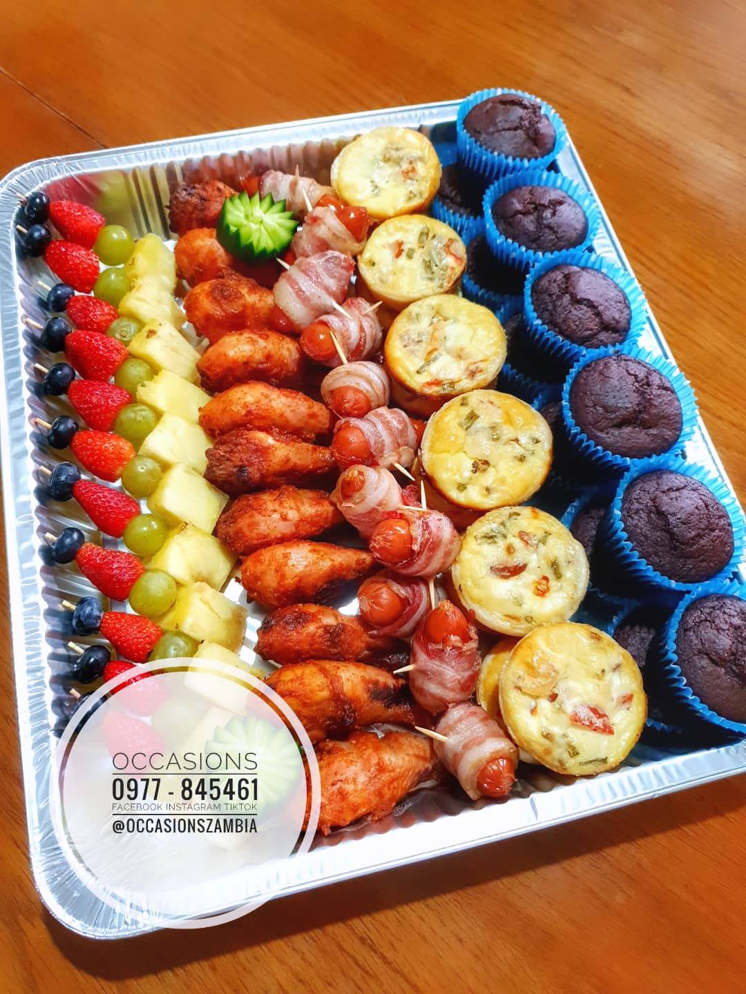 Occasions - A trio of mini platters to brighten up your event. Meat ...
