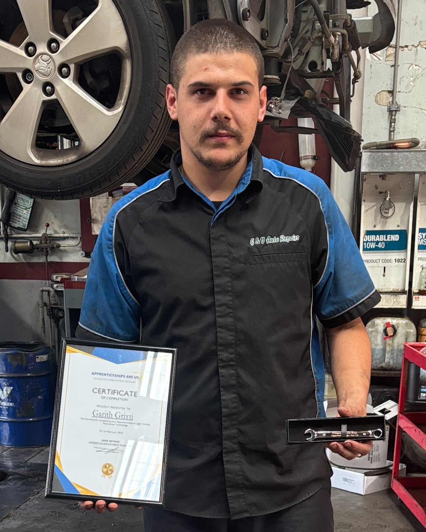 Apprenticeships - Join us in congratulating Garith on the successful ...
