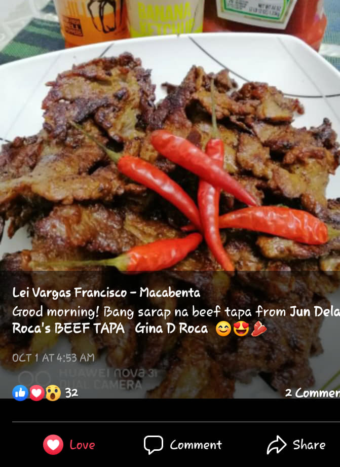 Jun Dela Roca's BEEF TAPA | Pasig