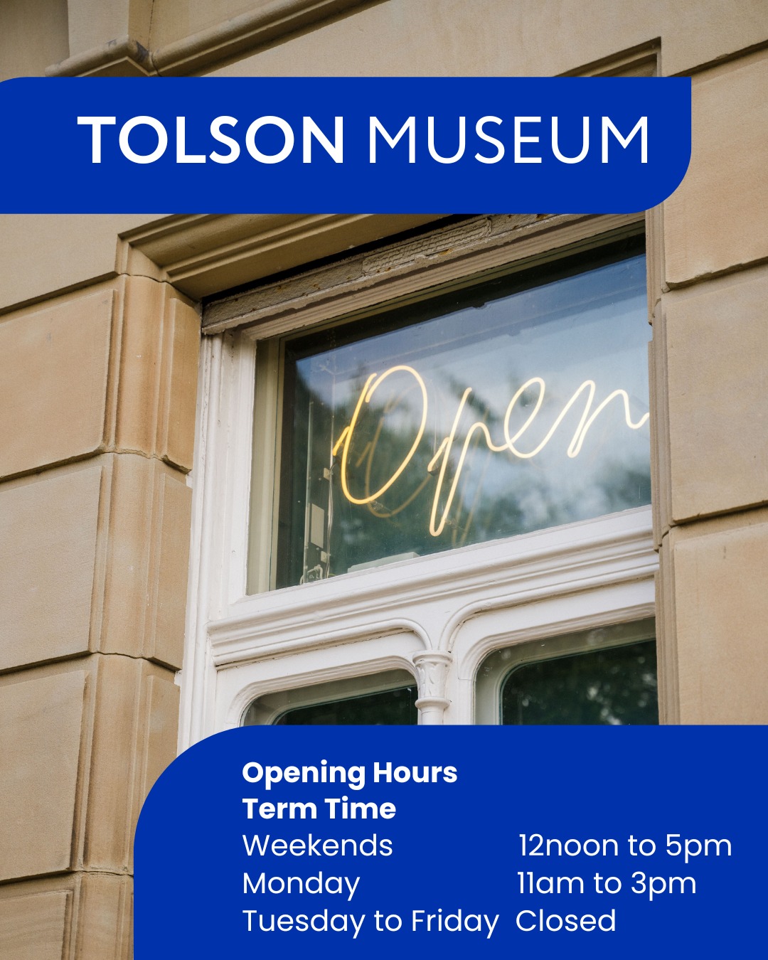 Tolson - Tolson Museums Opening Hours starting from 1st March onwards ...