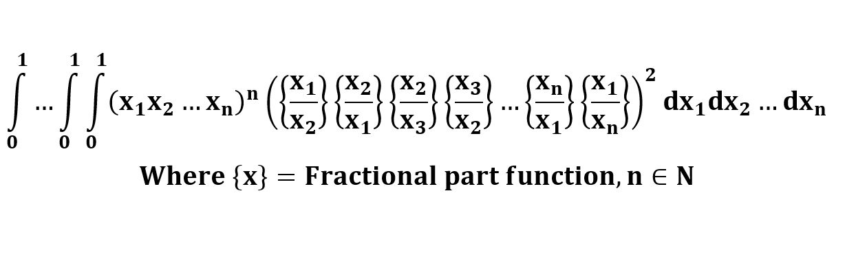 Mathematics | Fractional part function associated multiple Integral ...