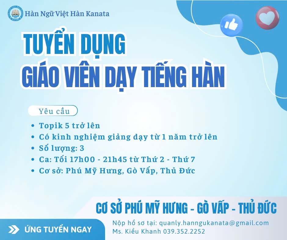 Trường Hàn Ngữ Việt Hàn Kanata - [TỪ LOẠI TIẾNG HÀN VÀ CÁCH SỬ DỤNG] 1 ...