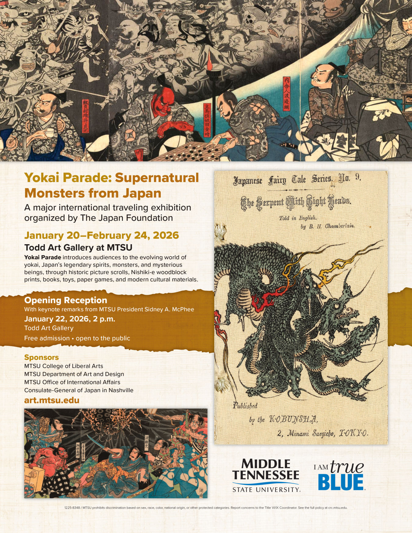 MTSU's Todd Art Gallery will host an international traveling art