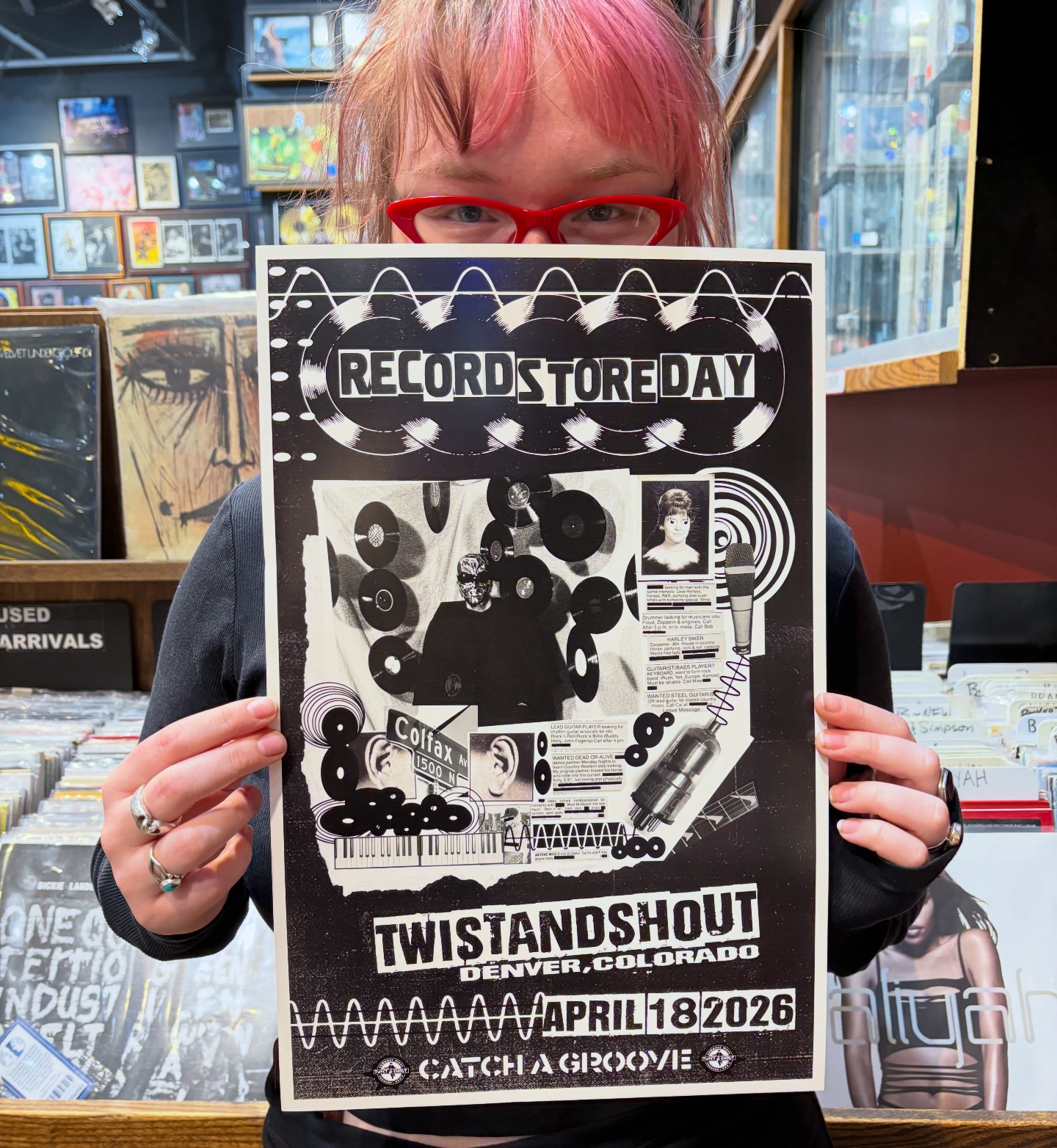 RECORD STORE DAY 2026 RSD ポスター Our Record Store Day 2026 poster designed by the forever cool