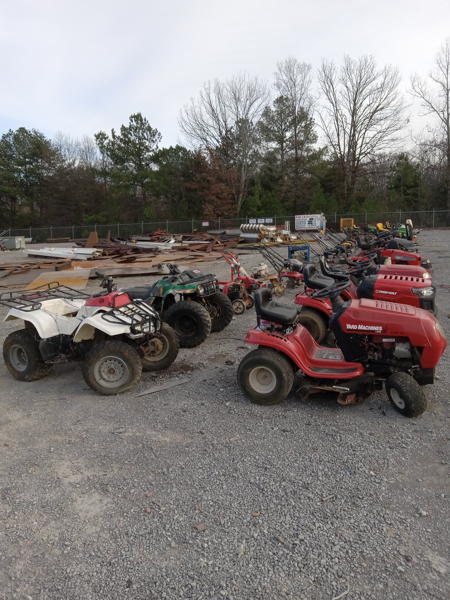 Check out all of the new lawn mower inventory! Just in time for