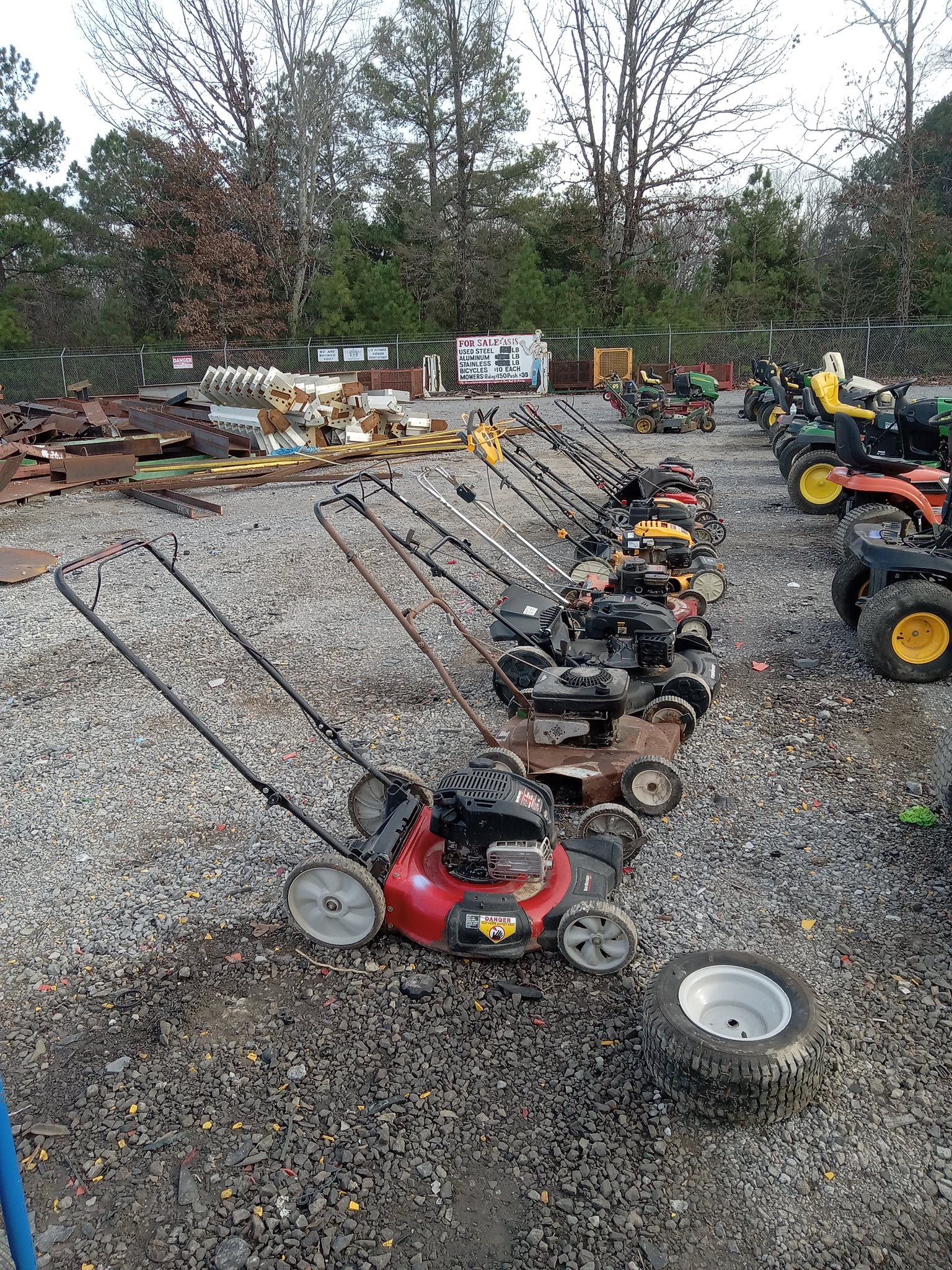 Check out all of the new lawn mower inventory! Just in time for