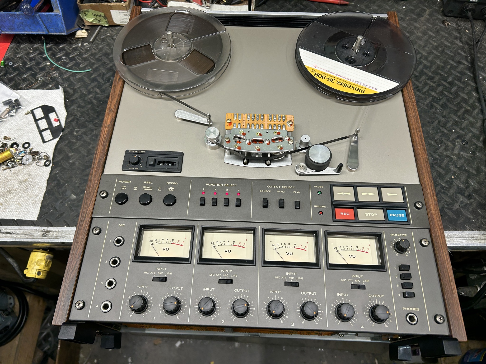 Magnétophone 4 Pistes TEAC A3440 - Occasion, Fonctionnel, Avec Marques D'usure