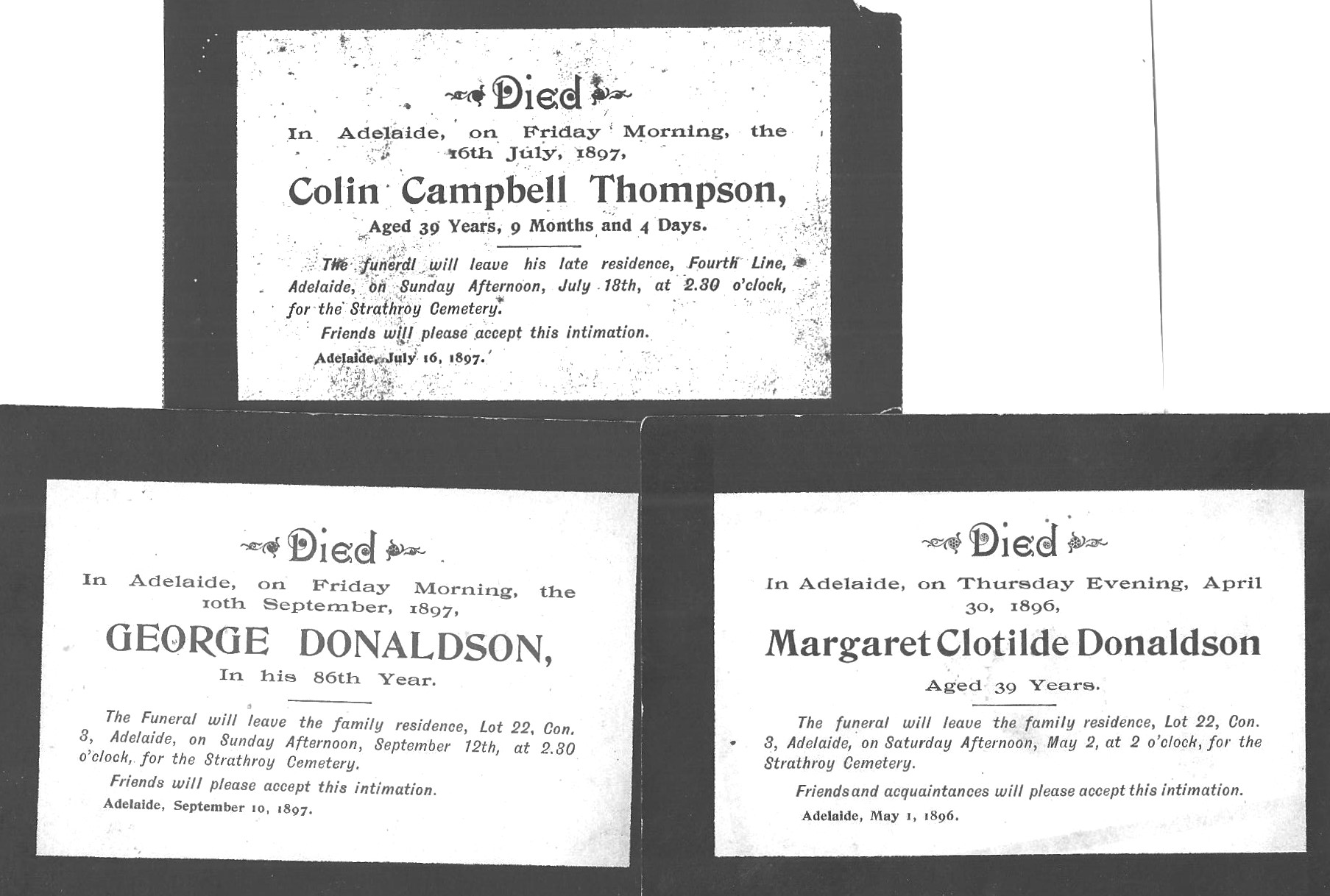 Strathroy - Old fashioned funeral cards are the Holy Grail of genealogy ...
