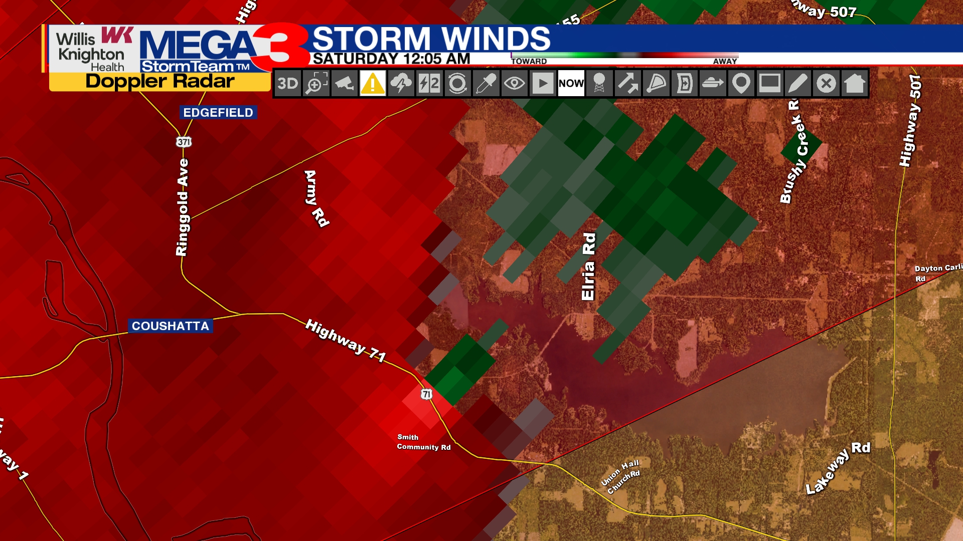 KTBS - Here's last night's radar presentation of the confirmed EF-1 ...